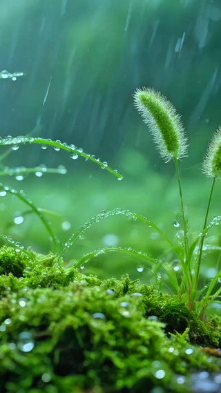 护眼治愈小雨4K