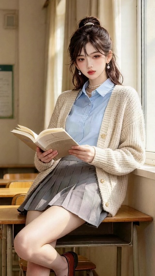 教室女孩