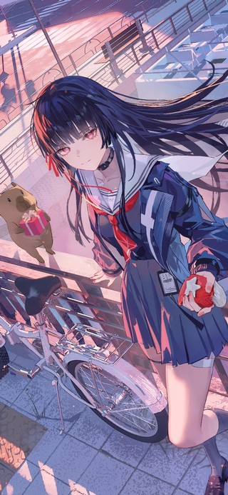 4K长发女孩