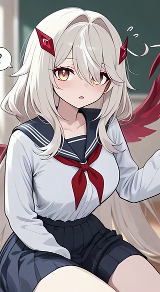 二次元可爱的动漫少女