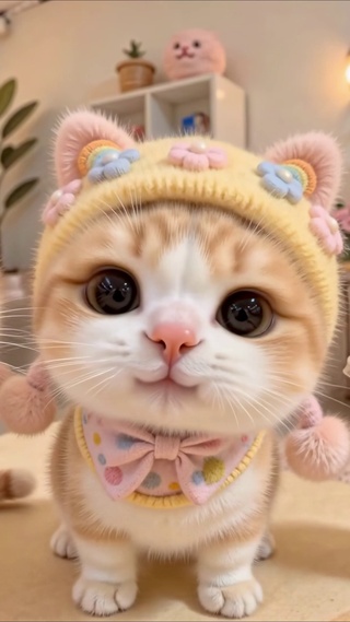 萌宠两小只可爱猫