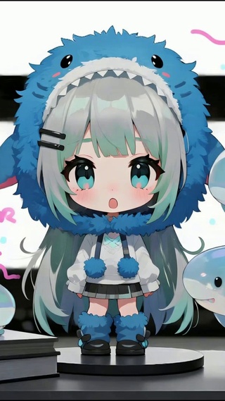 提供情绪价值的桌面娃娃