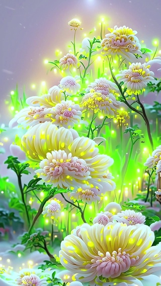 黄色菊花