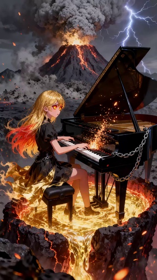火海钢琴少女