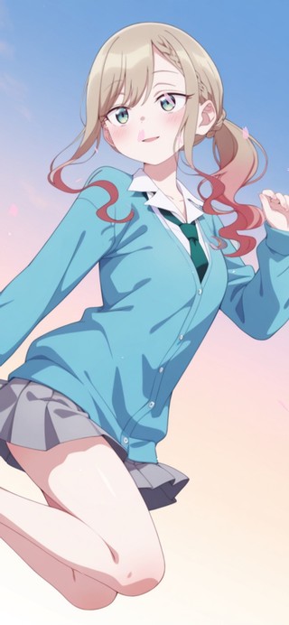 唯美天空少女