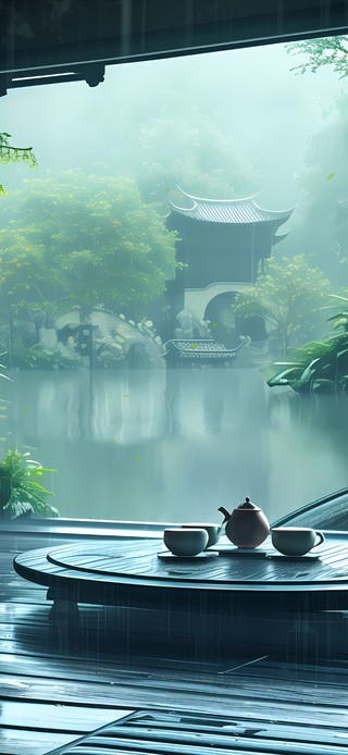 绿植庭院
