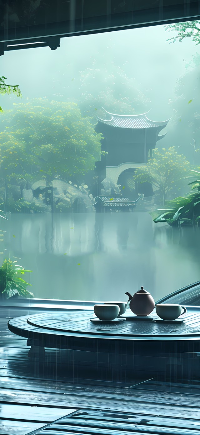 绿植庭院