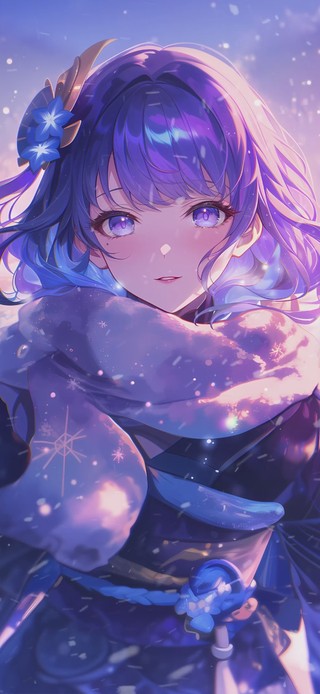 雪地少女