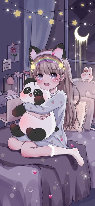 保持可爱