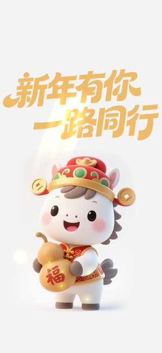 马上有福～新年有你，一路同行