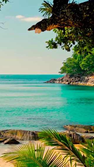 4K休闲海滩美景