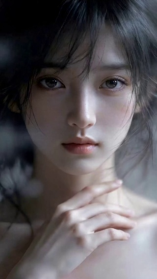 灰调清冷女神