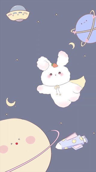 夏日简约星际萌熊