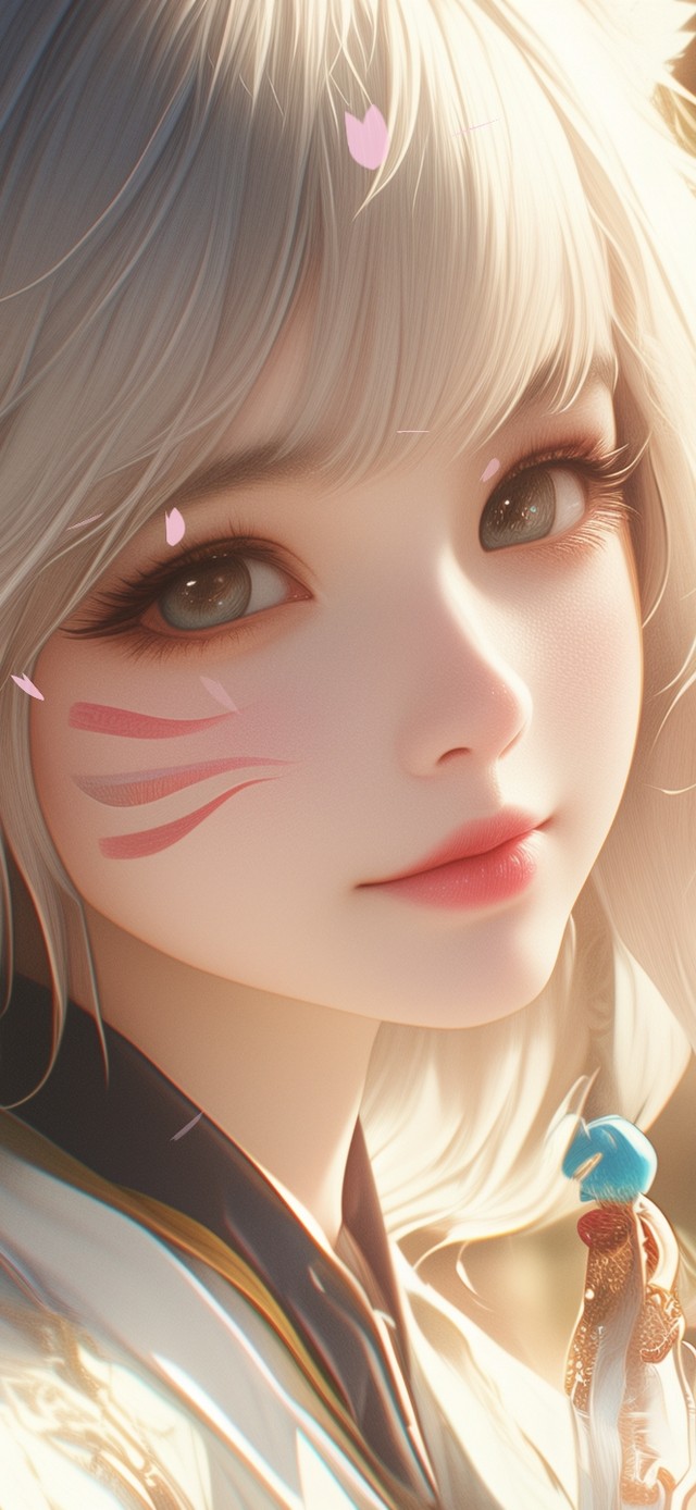 4K 小狐仙 妲己 白狐少女