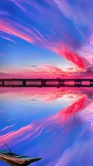 爆款唯美天空之境动态壁纸