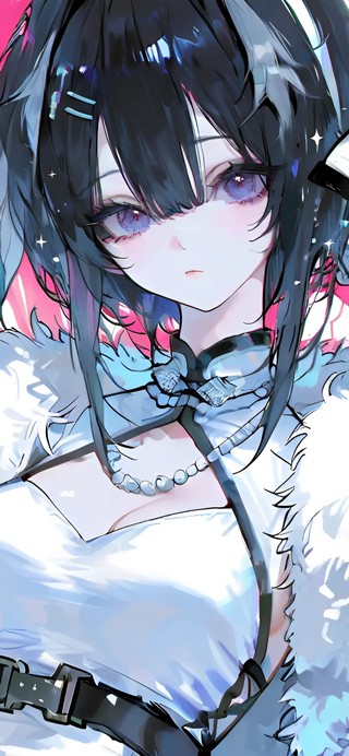 羽毛笔-旗袍美女