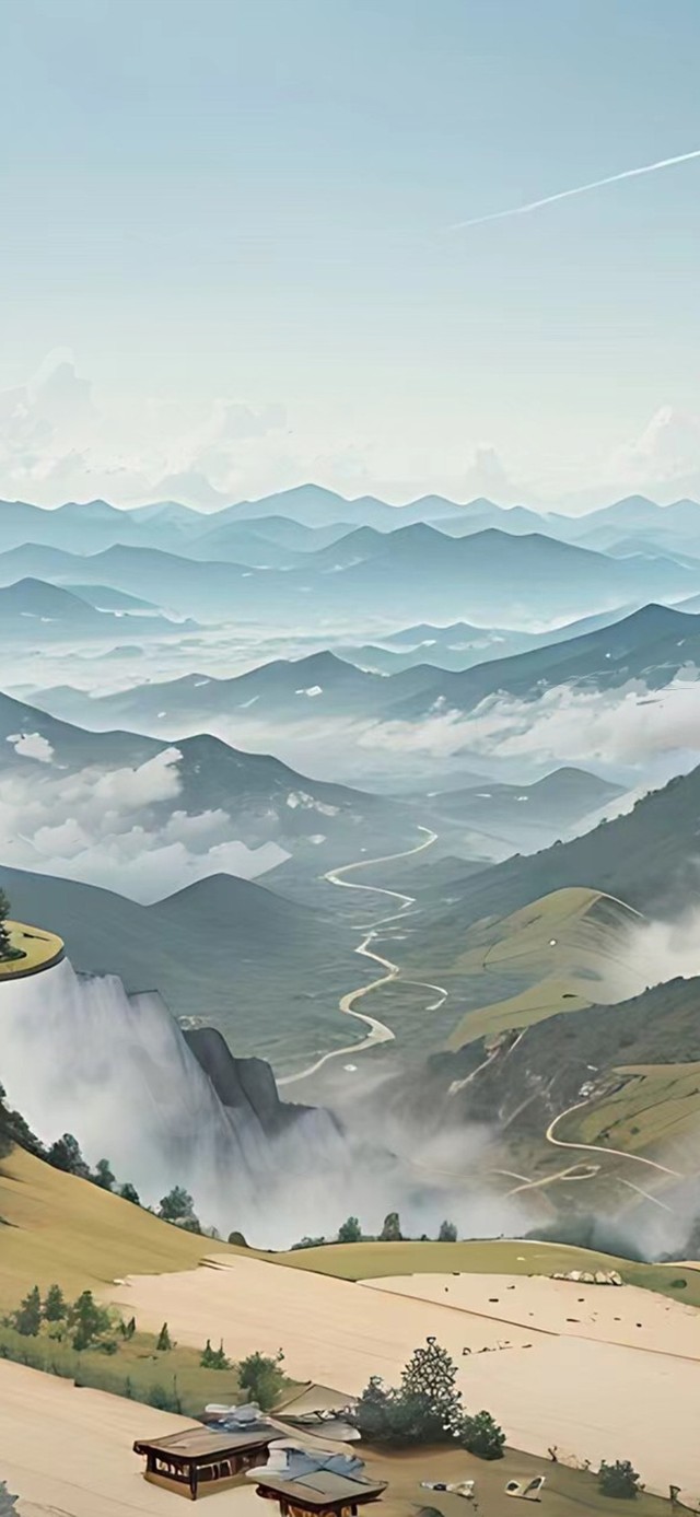 山水间 云烟处(风景手机动态壁纸) - 风景手机壁纸下载 - 元气壁纸