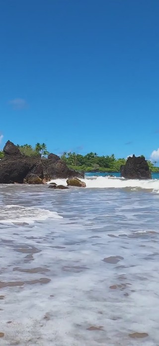 4K唯美治愈夏日清凉海滩