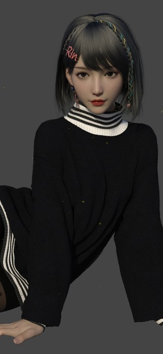 清纯黑丝女孩