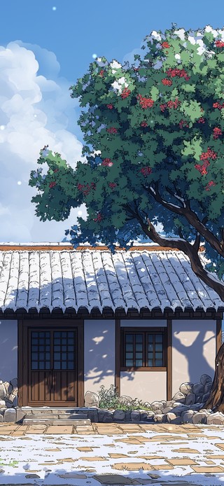 雪中小屋