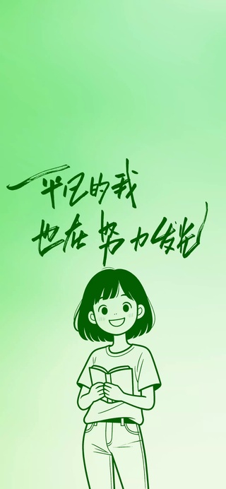 平凡的我也在努力发光