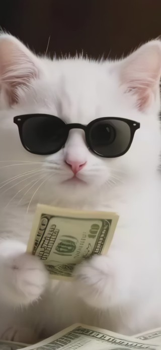 花漾小仙 抱富猫猫