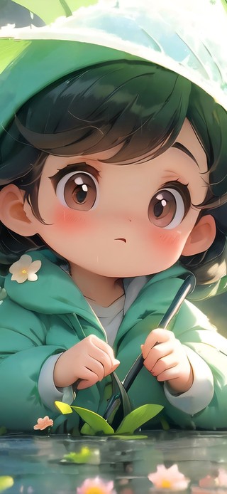 夏日蛙塘