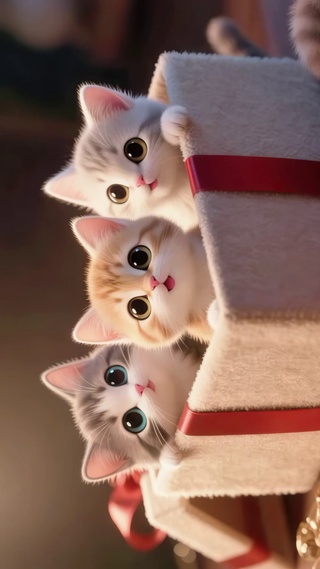 三只小猫