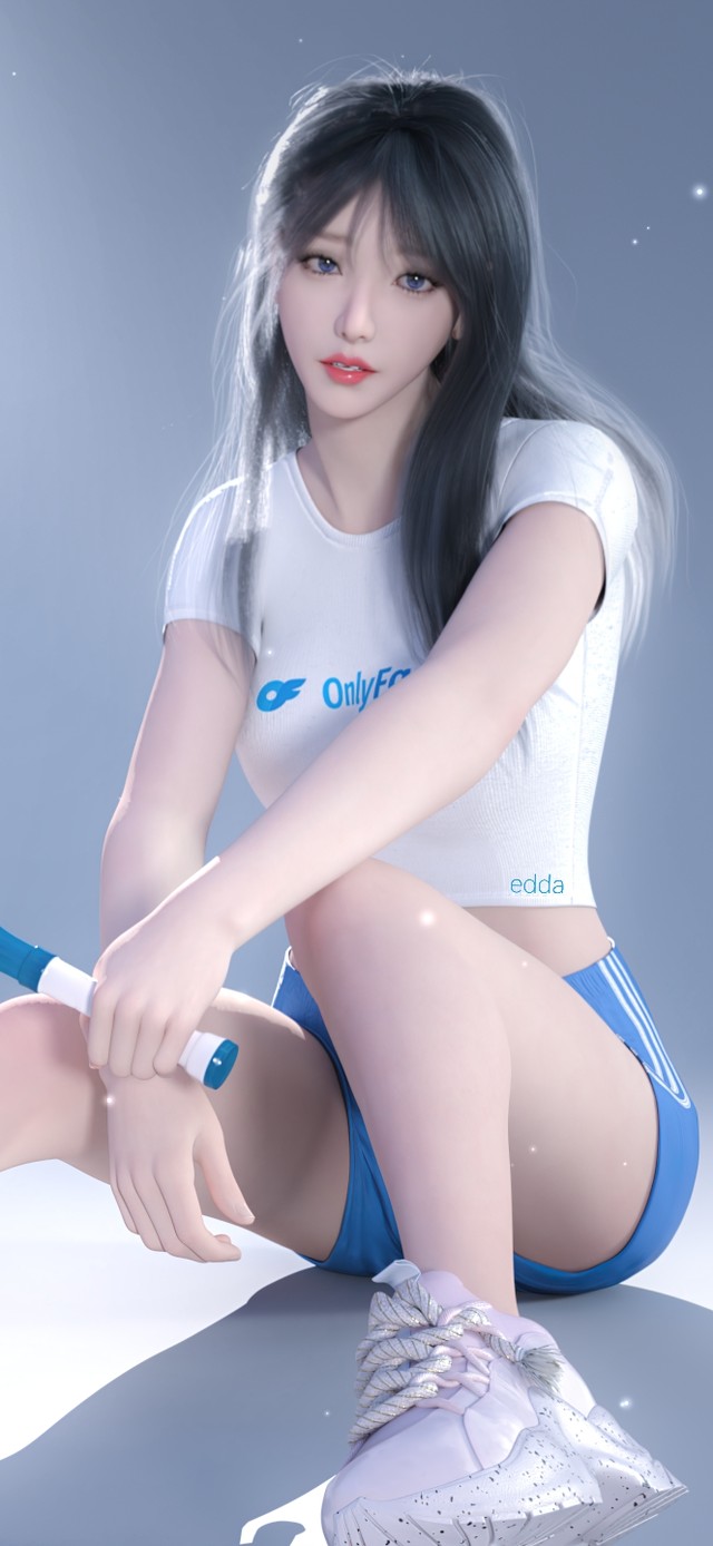 运动清纯女孩