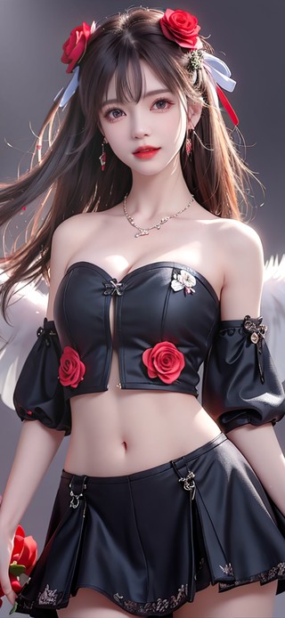 黑色礼服恶魔少女