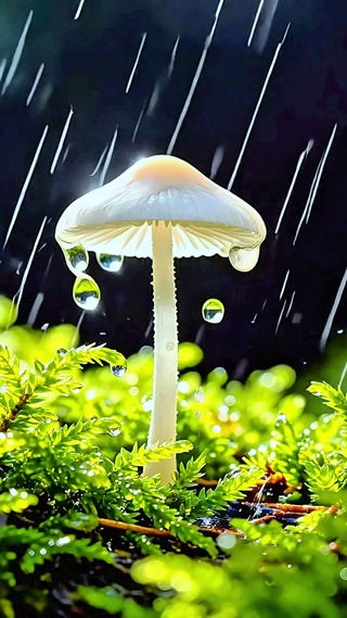 治愈蘑菇小雨4K