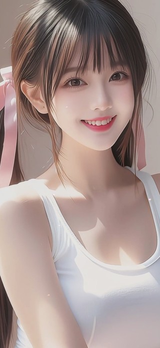 可爱双马尾女孩