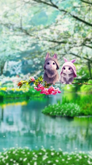 一家人整整齐齐