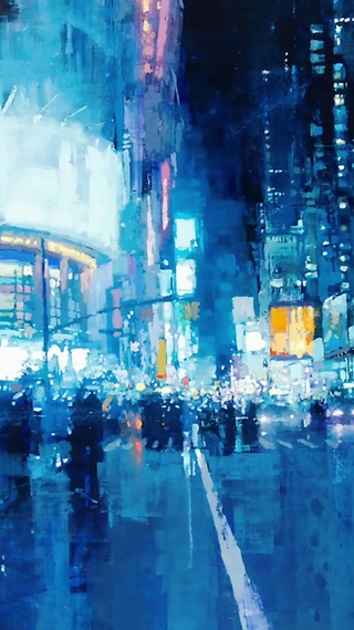 4k 雨中街道（二）