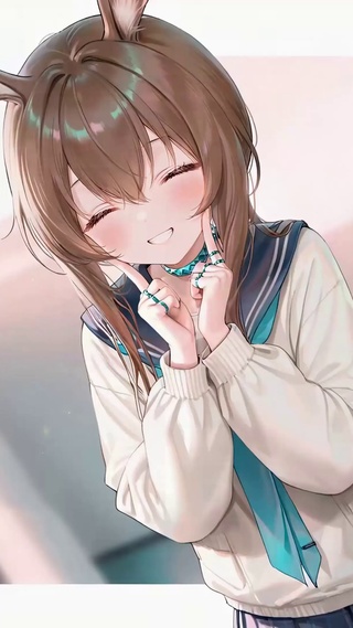 甜笑兔耳JK美少女阿米娅