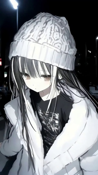 蛋某人白帽少女