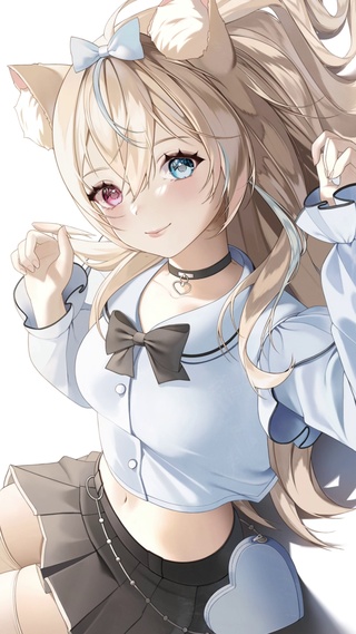 异瞳猫娘