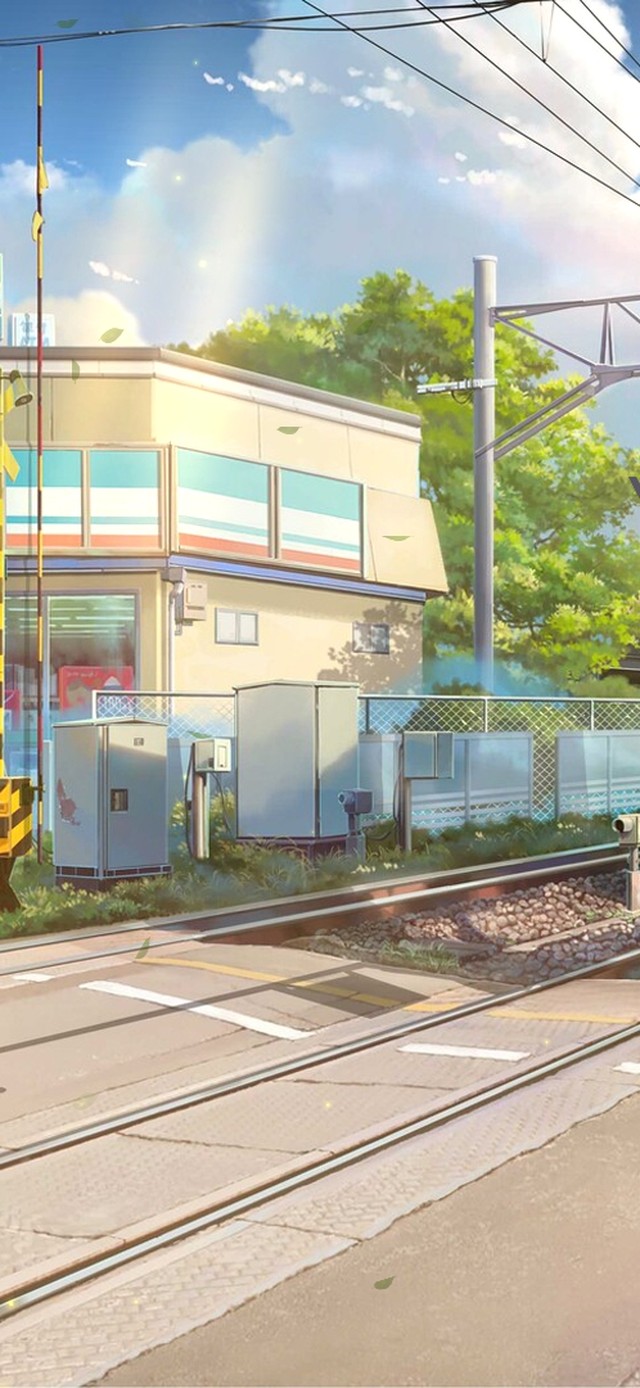 夏日午后铁路路口