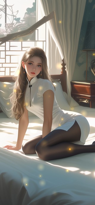 她的眸子像雨后巷口的光斑