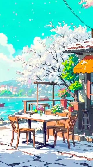阳光湖畔落花小店