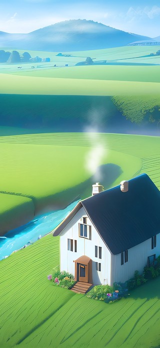 护眼盆地小屋