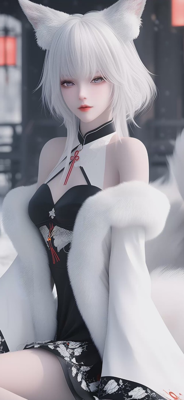白狐少女