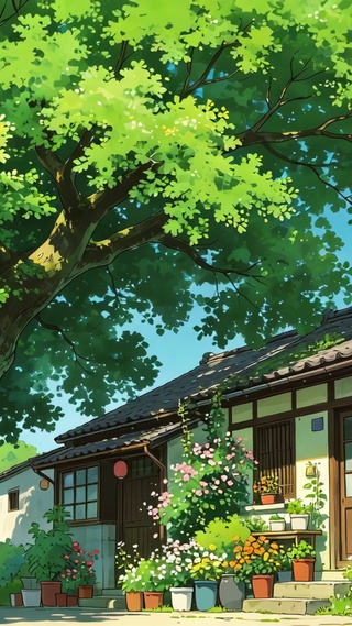 绿树成荫