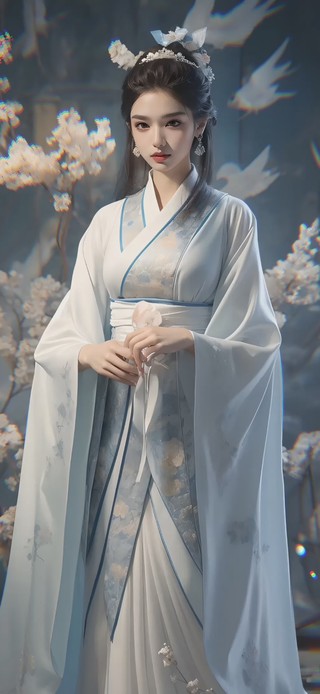 【4K】国风清纯女子