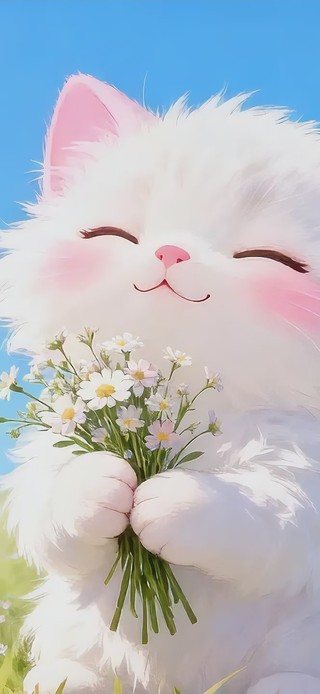 花田里的小猫咪