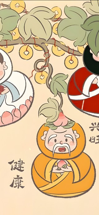 五福到来