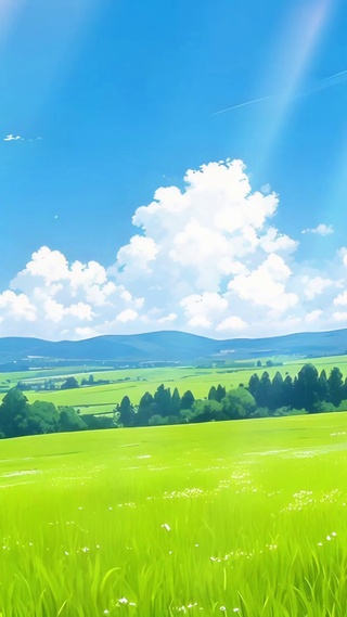 阳光草地