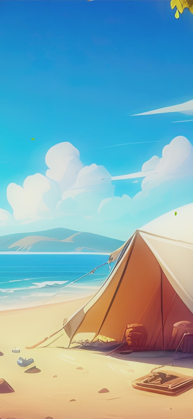 海边露营