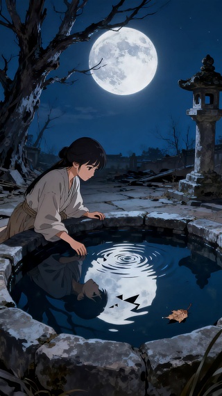水中月
