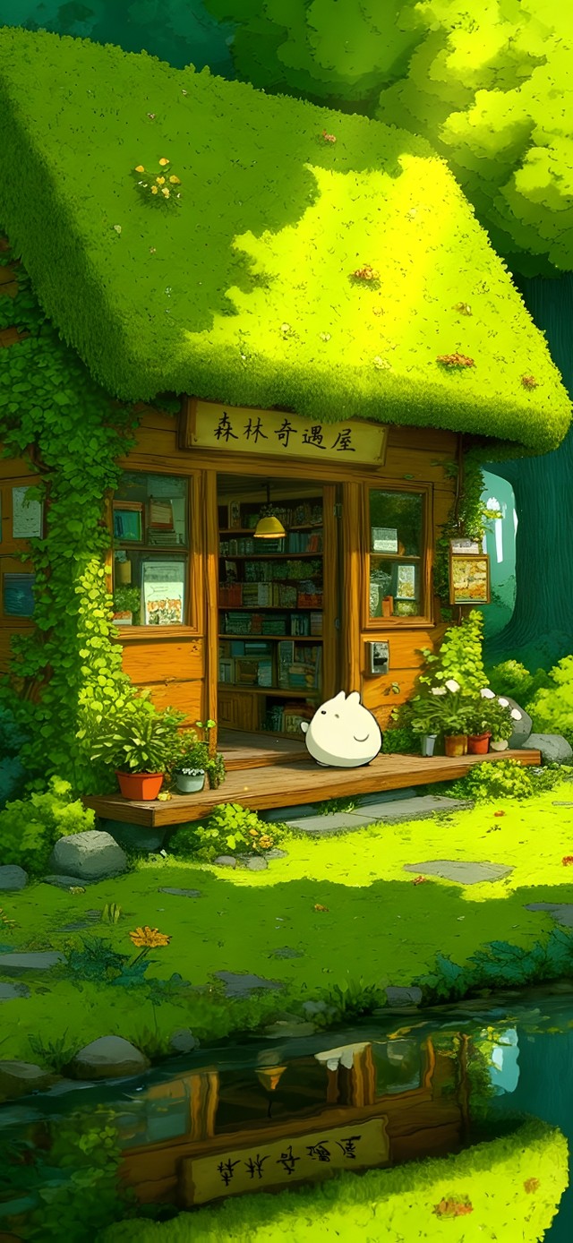 绿色绿色小屋